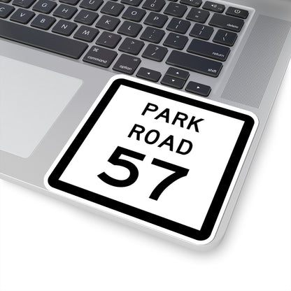 Texas Park Road 57 (Texas) (Road Sign) STICKER Vinyl Kiss-Cut Decal