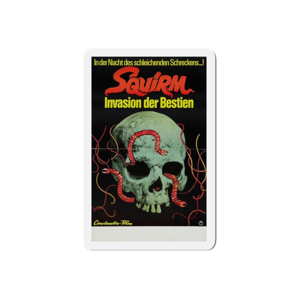 SQUIRM (GERMAN) 1976 Movie Poster - Refrigerator Magnet