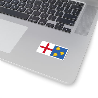 Flag of the Church of St James the Great Birlingham (England) STICKER Vinyl Kiss-Cut Decal