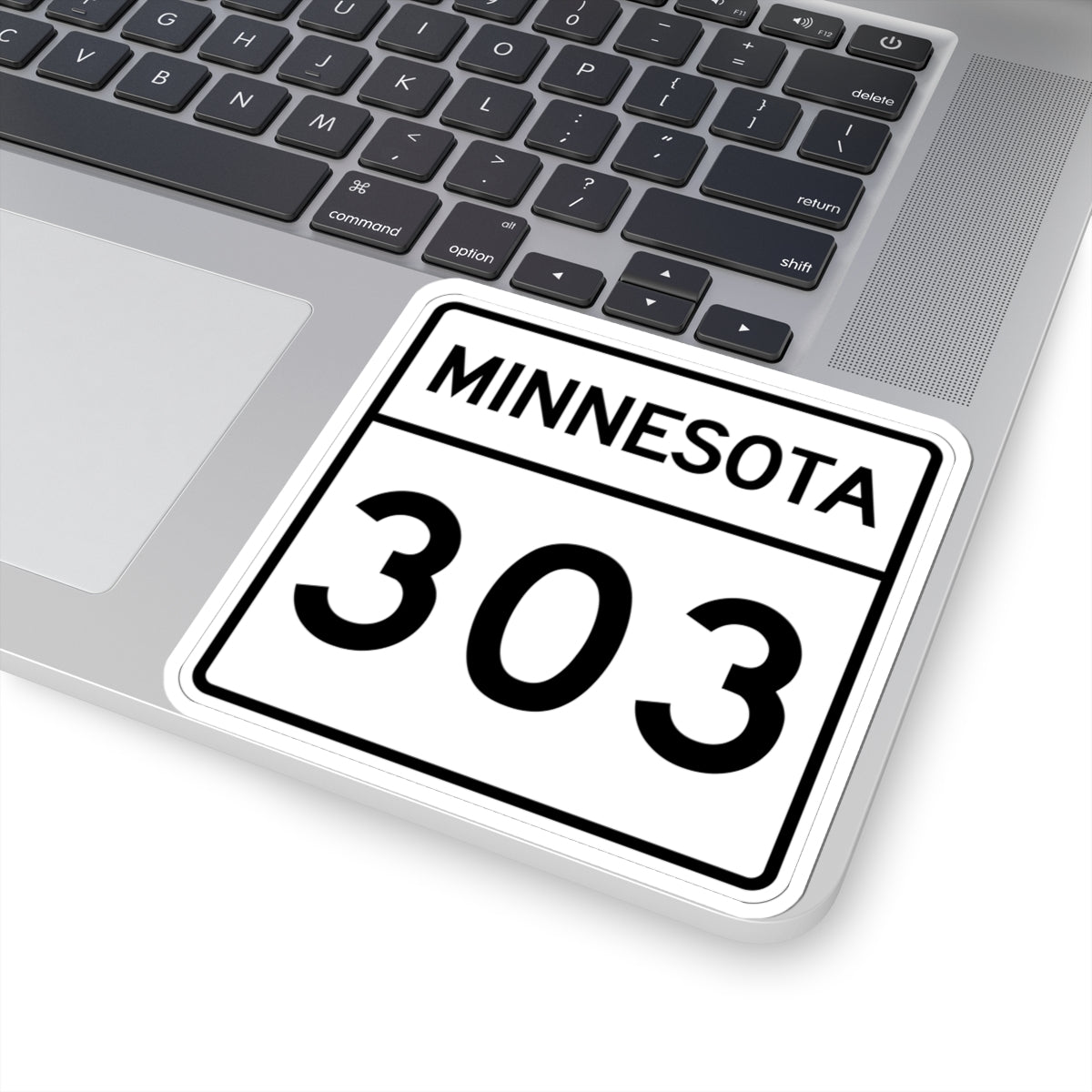 MN-303 1948 (Minnesota) (Road Sign) STICKER Vinyl Kiss-Cut Decal