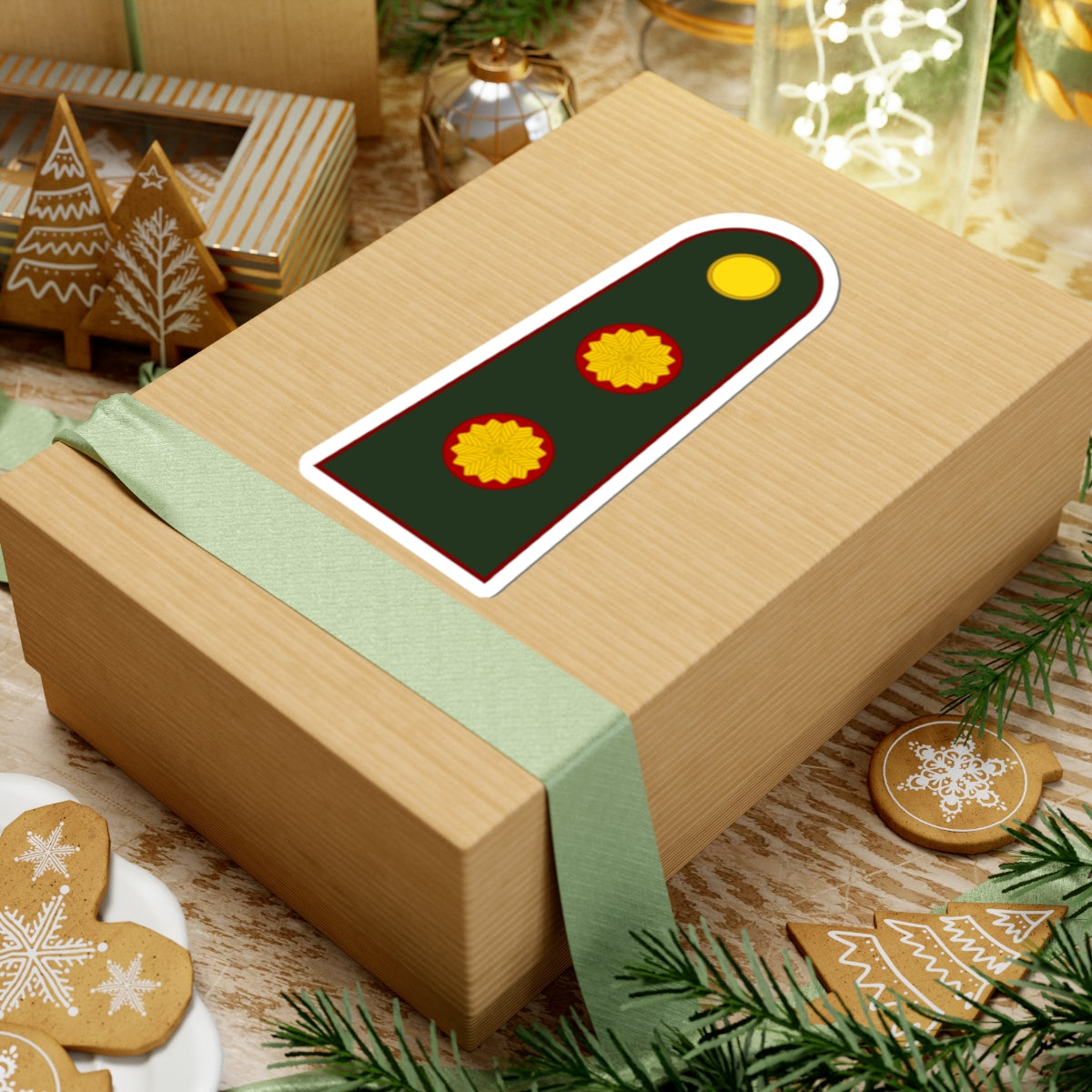 Argentina Army OF 7 (Argentina) (Military Rank) STICKER Vinyl Kiss-Cut Decal