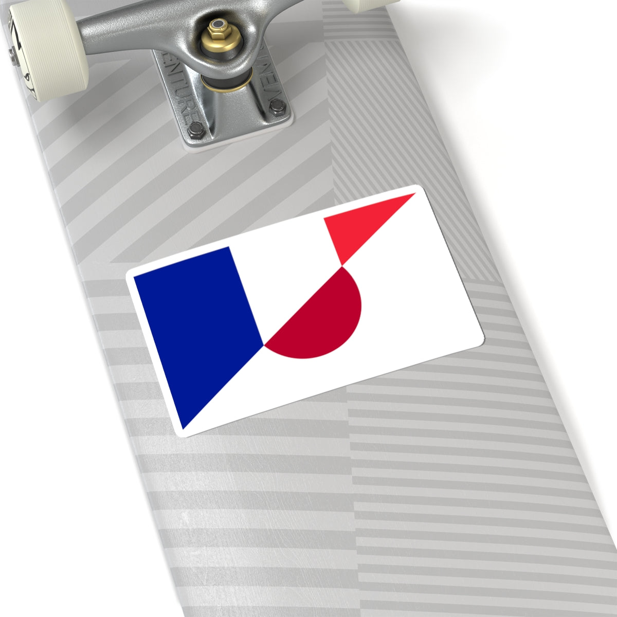 Flag of France and Japan (France) STICKER Vinyl Kiss-Cut Decal