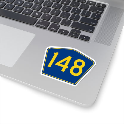 PR secondary 148 (Puerto Rico) (Road Sign) STICKER Vinyl Kiss-Cut Decal