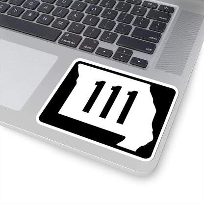 MO-111 (Missouri) (Road Sign) STICKER Vinyl Kiss-Cut Decal