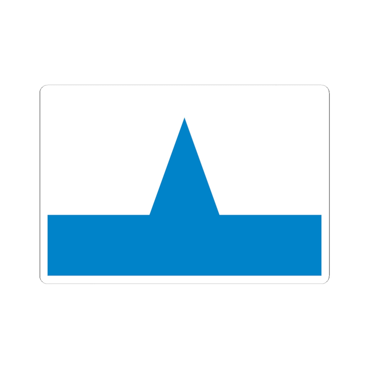 Flag of Lesja (Norway) STICKER Vinyl Kiss-Cut Decal