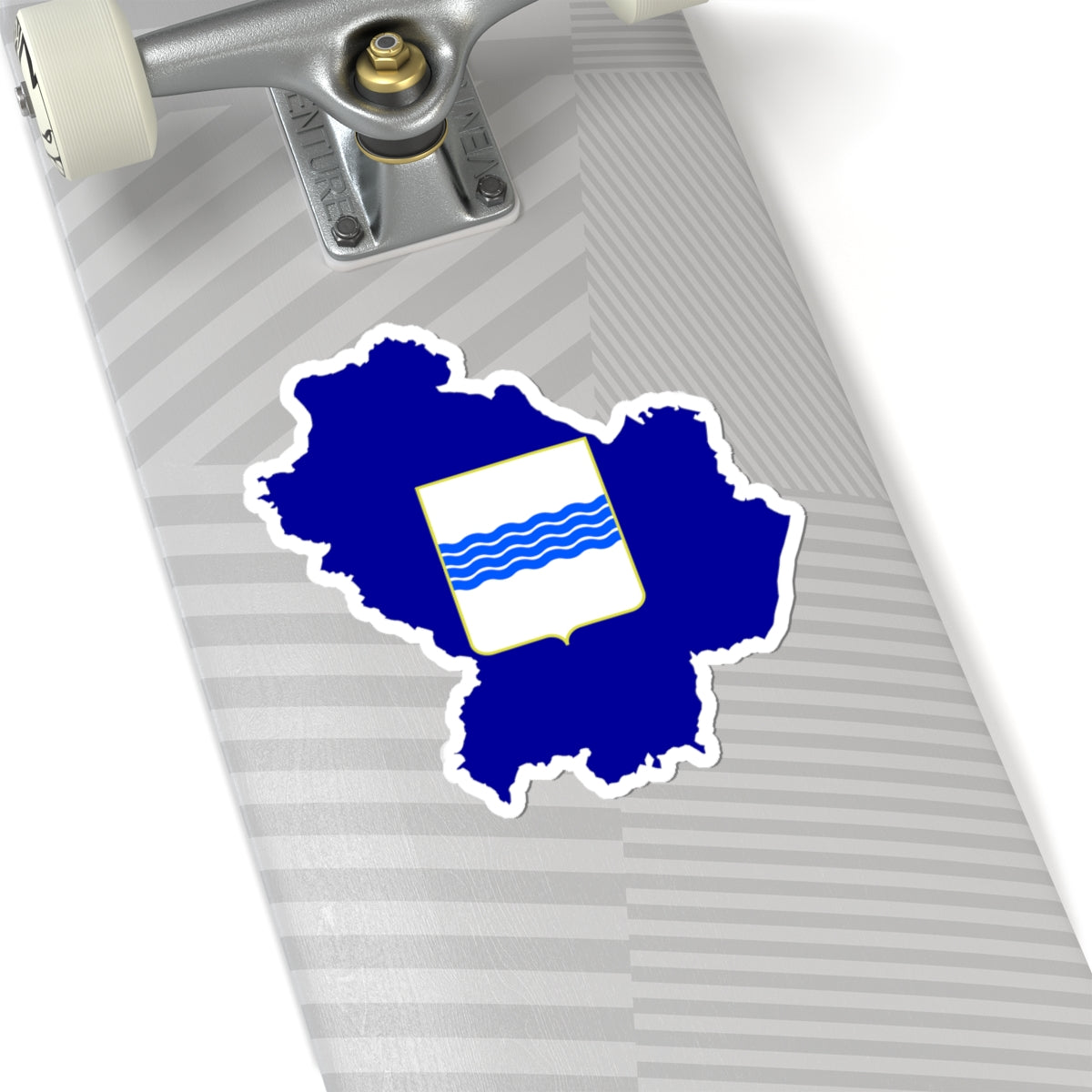Flag map of Basilicata (Italy) STICKER Vinyl Kiss-Cut Decal