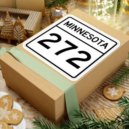 MN-272 1948 (Minnesota) (Road Sign) STICKER Vinyl Kiss-Cut Decal