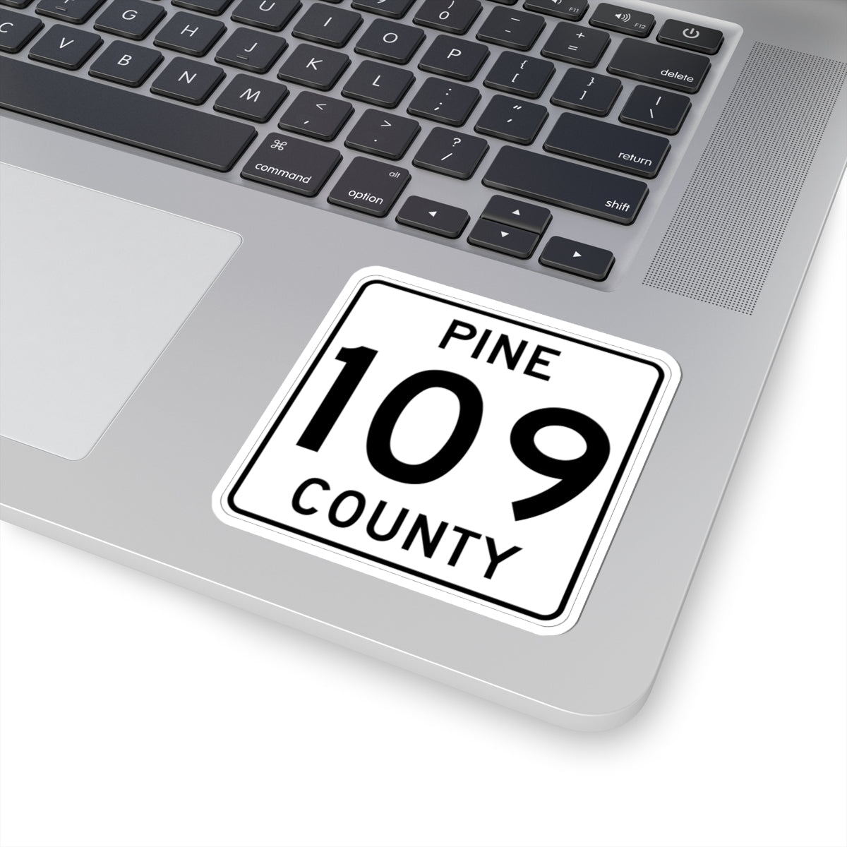 Pine County Route 109 MN (Minnesota) (Road Sign) STICKER Vinyl Kiss-Cut Decal