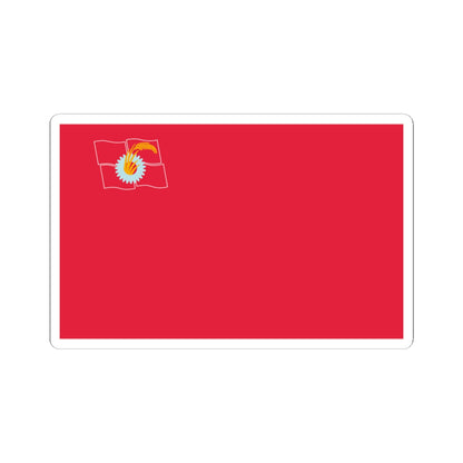 Flag of the Japanese Communist Party (Japan) STICKER Vinyl Kiss-Cut Decal