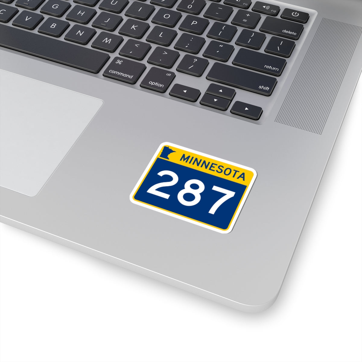 MN-287 wide (Minnesota) (Road Sign) STICKER Vinyl Kiss-Cut Decal