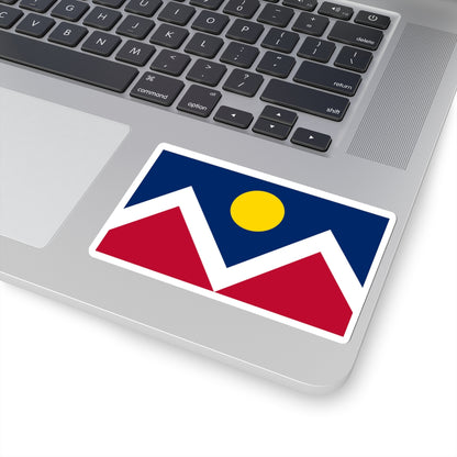 Flag of Denver, Colorado - STICKER Vinyl Kiss-Cut Decal