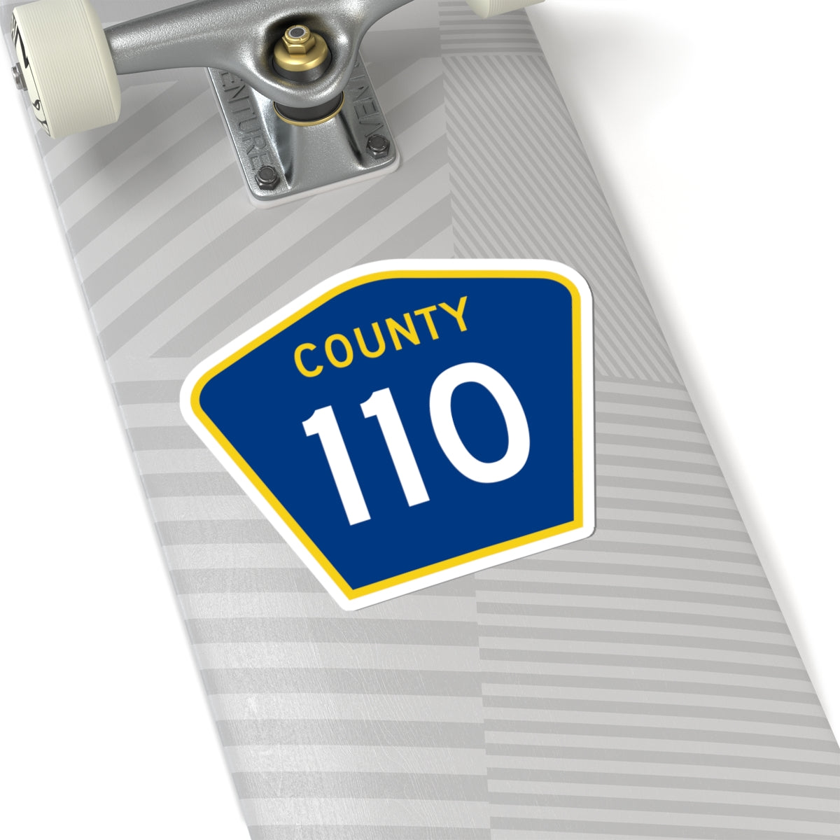 County 110 MN (Minnesota) (Road Sign) STICKER Vinyl Kiss-Cut Decal