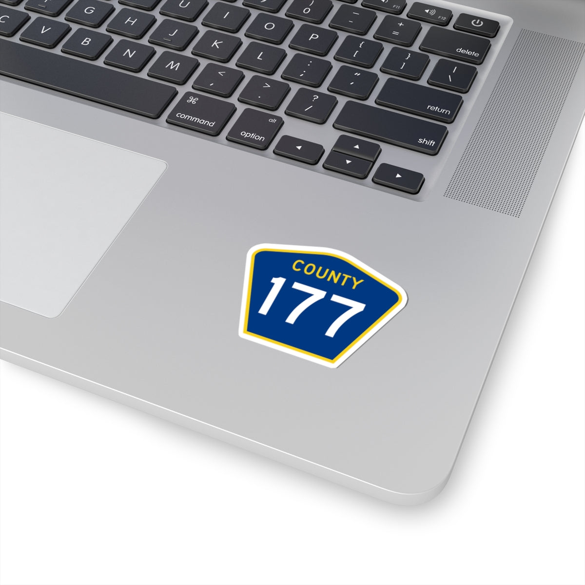 County 177 MN (Minnesota) (Road Sign) STICKER Vinyl Kiss-Cut Decal