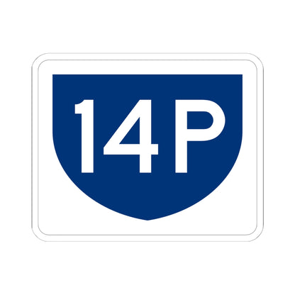 PR primary 14P (Puerto Rico) (Road Sign) STICKER Vinyl Kiss-Cut Decal