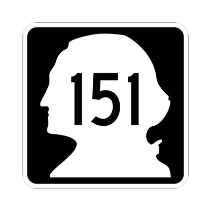 WA-151 (Washington) (Road Sign) STICKER Vinyl Kiss-Cut Decal