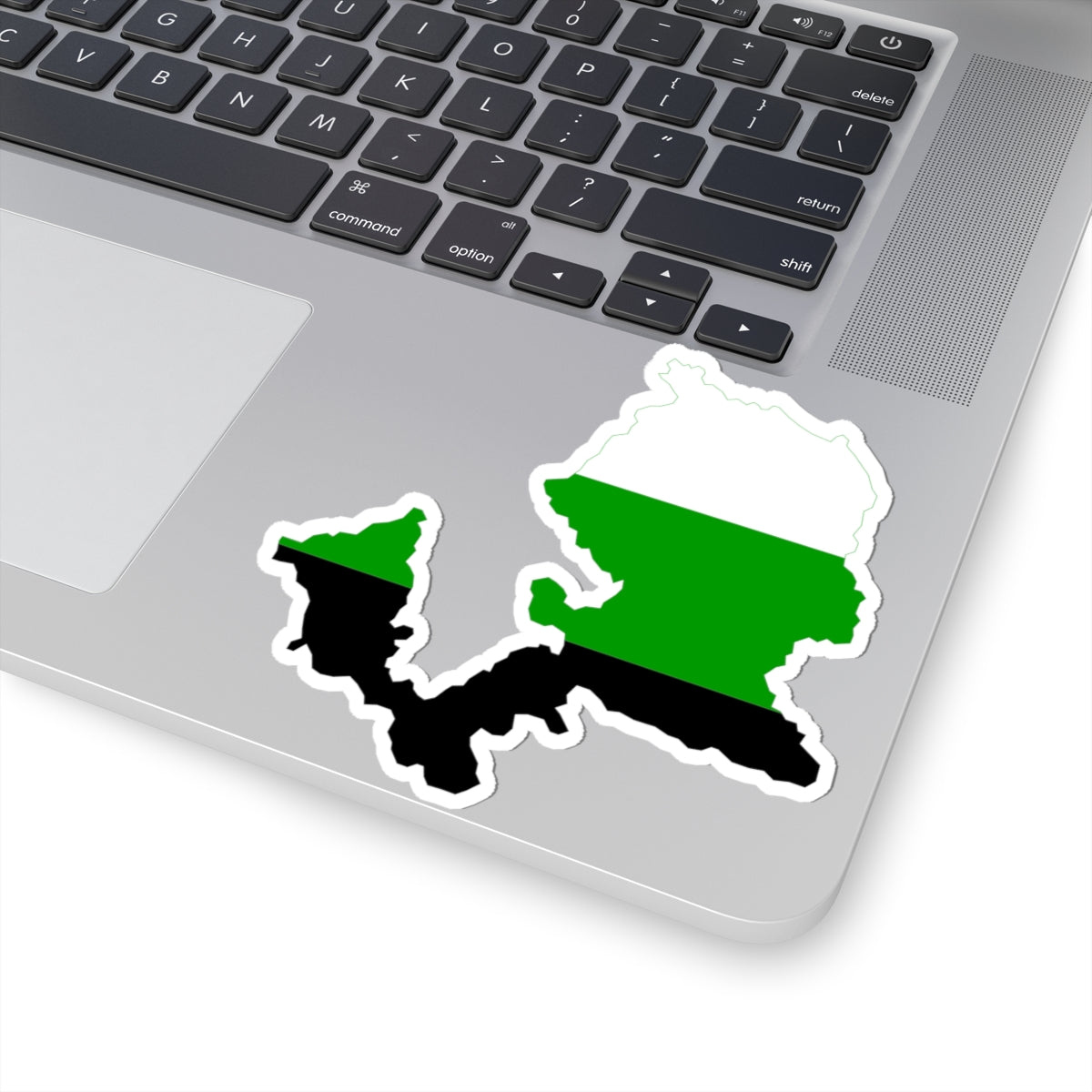 Flag-map of the Greater Ural Republic (Russia) STICKER Vinyl Kiss-Cut Decal