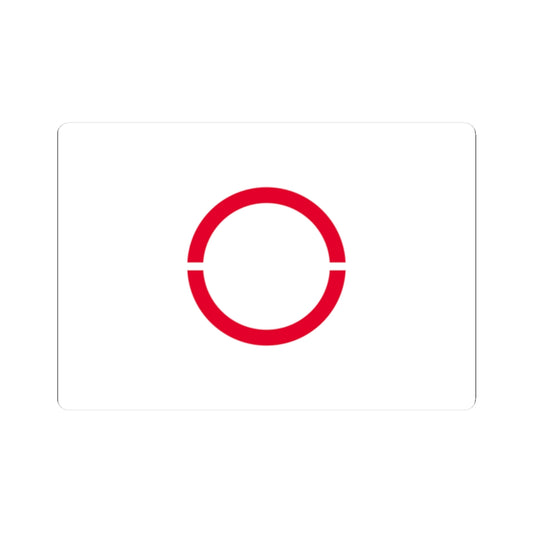 Flag of Okaya Nagano (Japan) STICKER Vinyl Kiss-Cut Decal