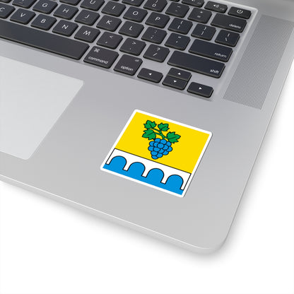 CHE Tresa Flag (Switzerland) STICKER Vinyl Kiss-Cut Decal