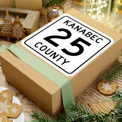 Kanabec County 25 MN (Minnesota) (Road Sign) STICKER Vinyl Kiss-Cut Decal