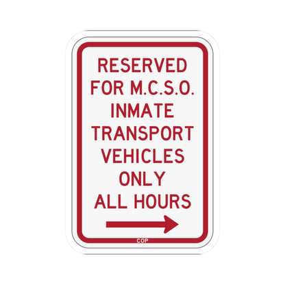 PBOT Road sign P4135R (Oregon) (Road Sign) STICKER Vinyl Kiss-Cut Decal