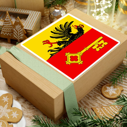 CHE Geneve Flag (Switzerland) STICKER Vinyl Kiss-Cut Decal