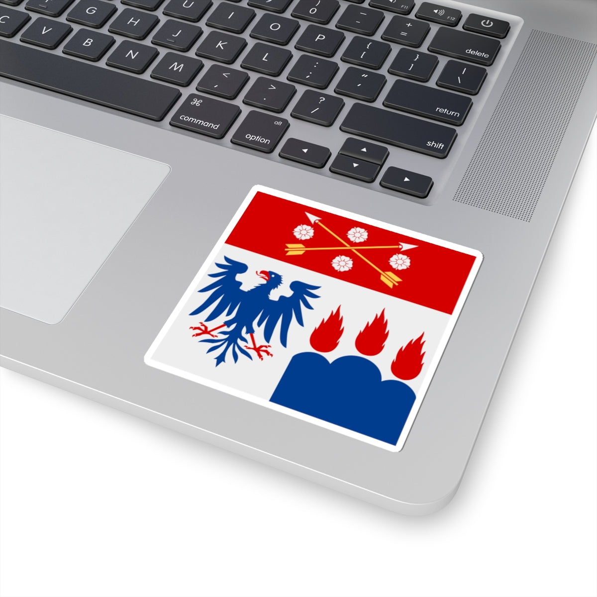 Orebro lan vapenflagga (Sweden) STICKER Vinyl Kiss-Cut Decal