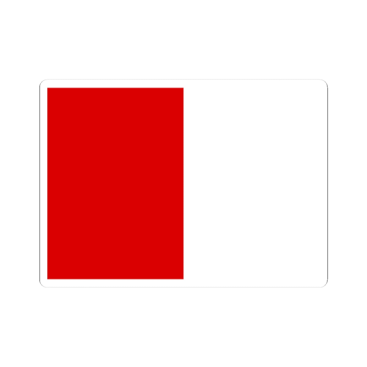 Flag of Frejus (France) STICKER Vinyl Kiss-Cut Decal