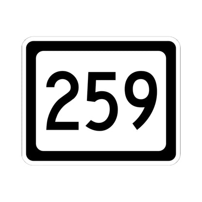 WV-259 (Virginia) (Road Sign) STICKER Vinyl Kiss-Cut Decal