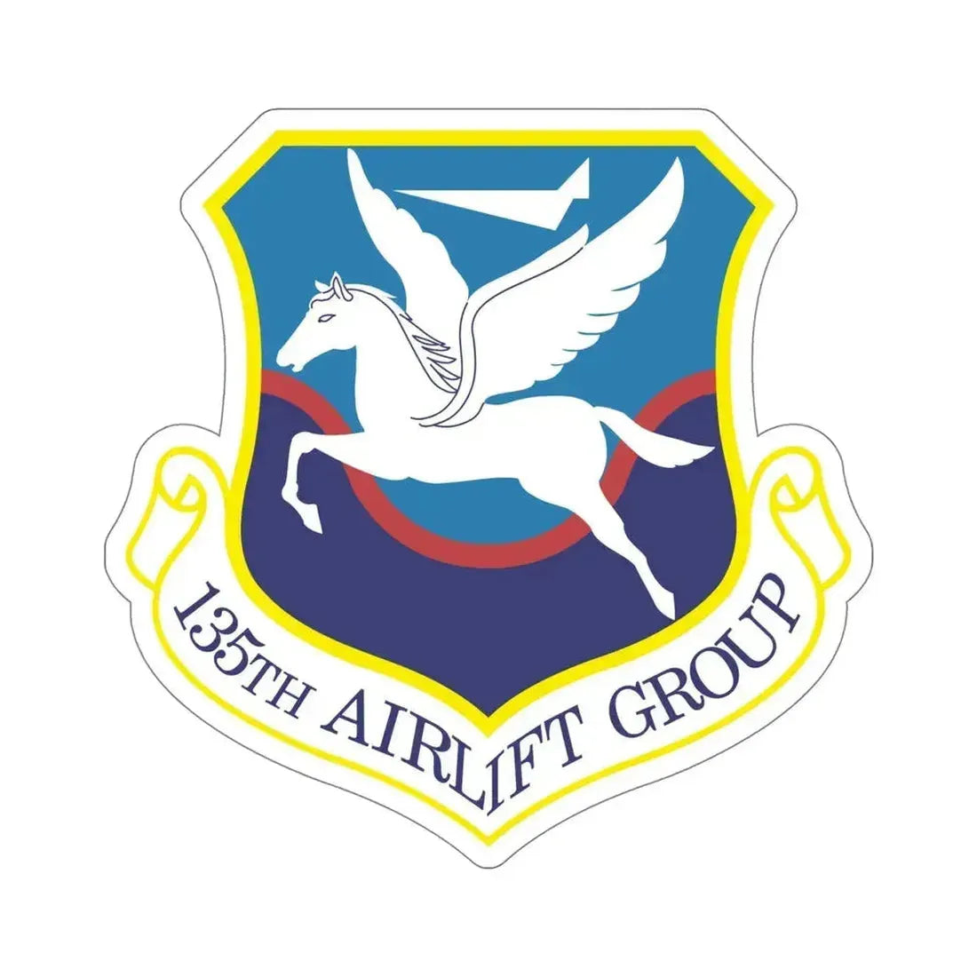 135th Airlift Group (U.S. Air Force) STICKER Vinyl Die-Cut Decal 6 Inch - The Sticker Space