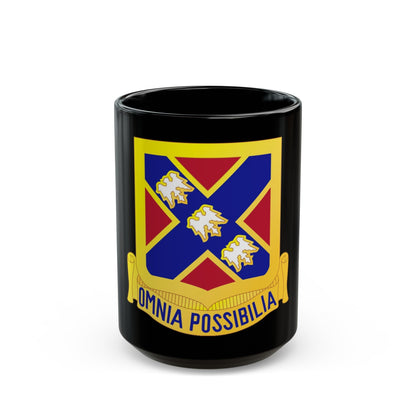 135th Artillery Regiment (U.S. Army) Black Coffee Mug-15oz-The Sticker Space