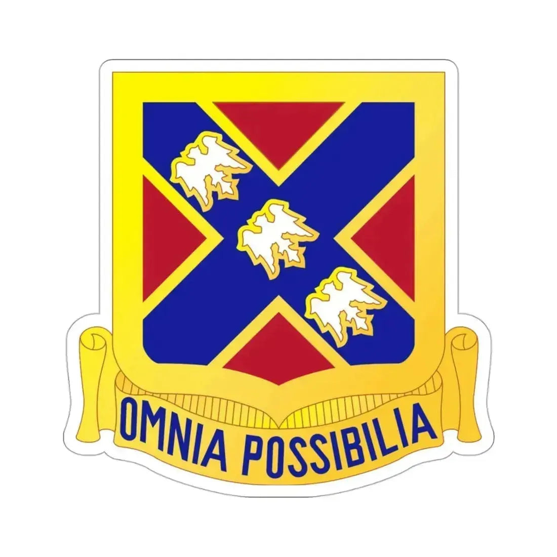 135th Artillery Regiment (U.S. Army) STICKER Vinyl Die-Cut Decal 3 Inch - The Sticker Space