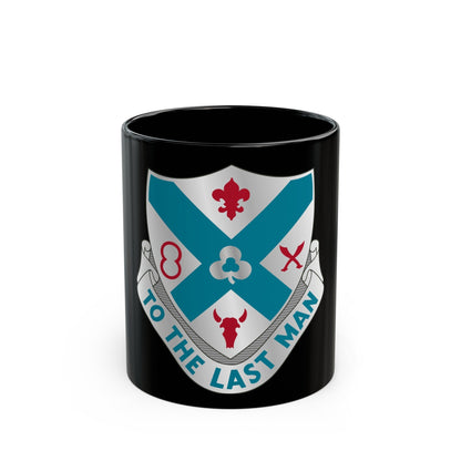 135th Infantry Regiment (U.S. Army) Black Coffee Mug-11oz-The Sticker Space