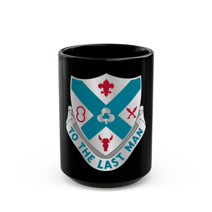 135th Infantry Regiment (U.S. Army) Black Coffee Mug-15oz-The Sticker Space