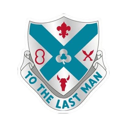 135th Infantry Regiment (U.S. Army) STICKER Vinyl Kiss-Cut Decal 2 Inch White - The Sticker Space