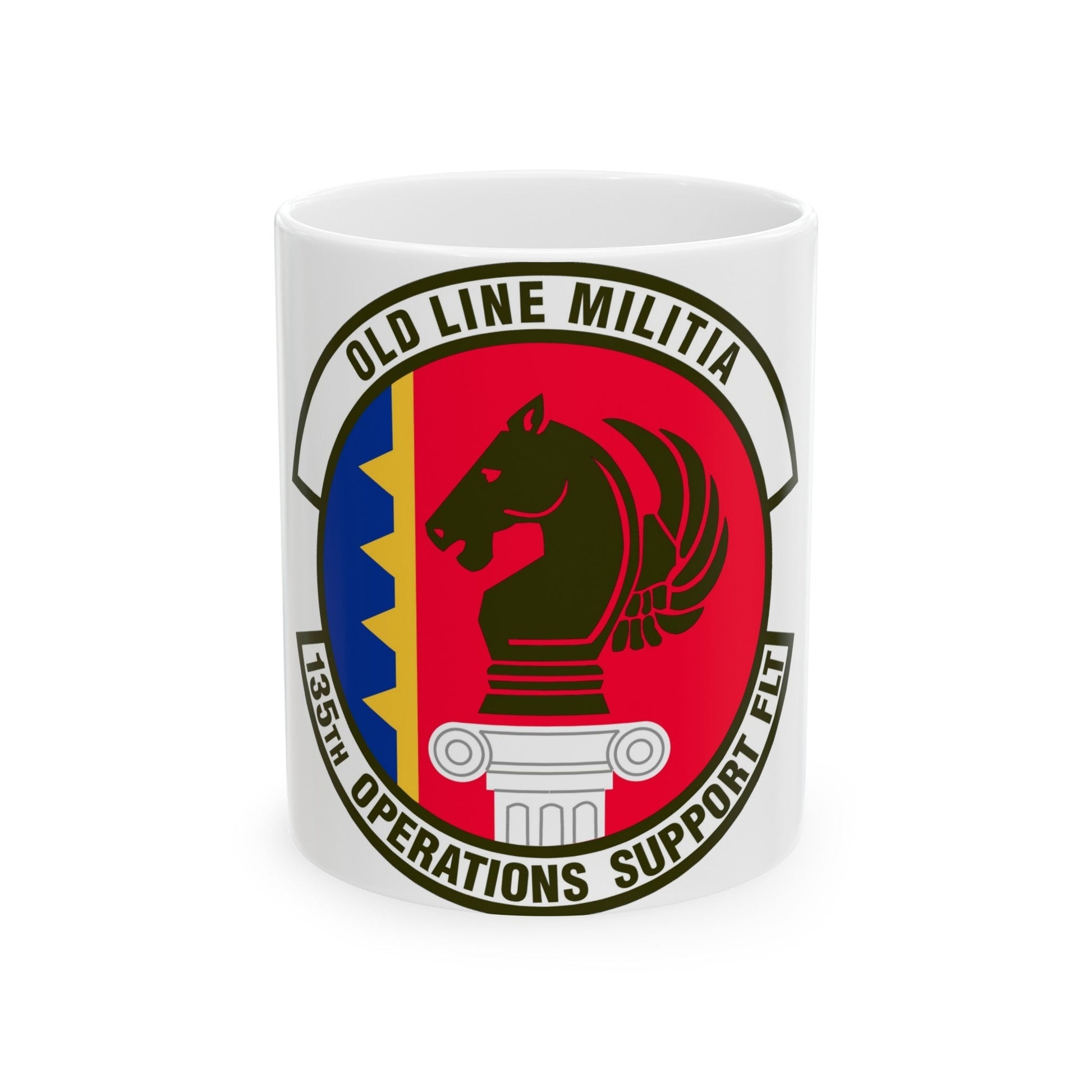 135th Operations Support Flight (U.S. Air Force) White Coffee Mug-11oz-The Sticker Space