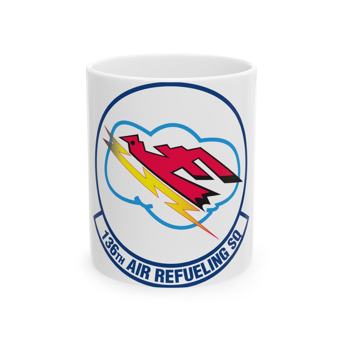 136 Air Refueling Squadron (U.S. Air Force) White Coffee Mug-11oz-The Sticker Space