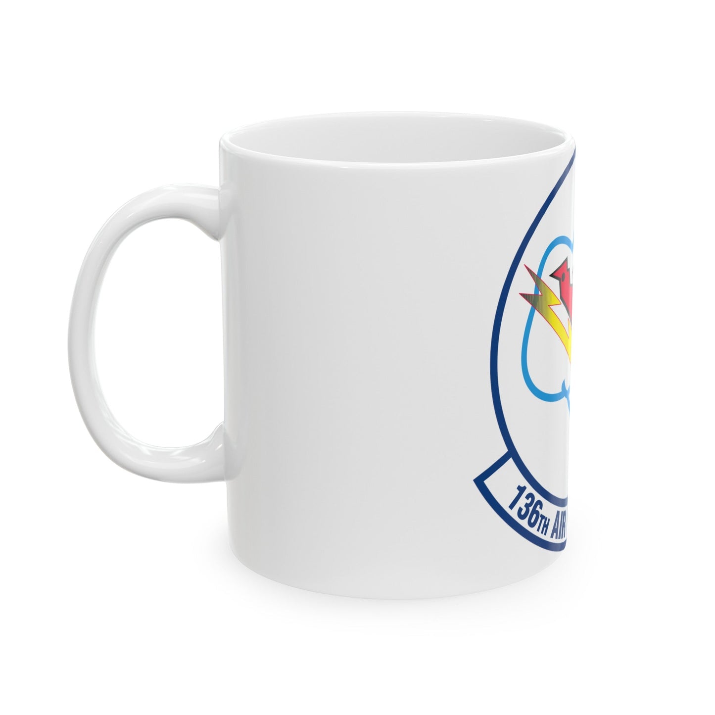 136 Air Refueling Squadron (U.S. Air Force) White Coffee Mug-The Sticker Space