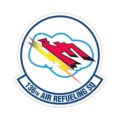136 Air Refueling Squadron (U.S. Air Force) STICKER Vinyl Die-Cut Decal 4 Inch - The Sticker Space
