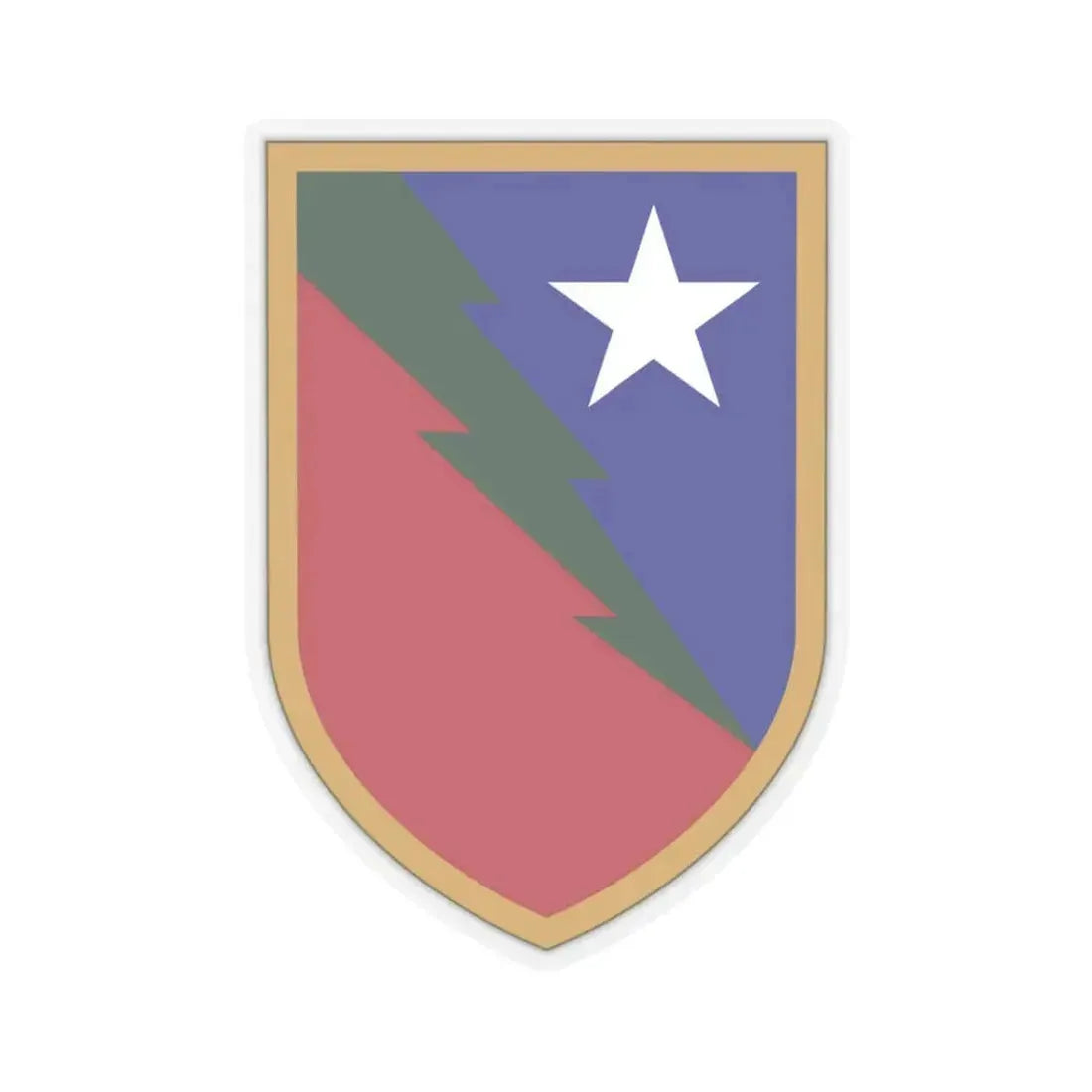 136 Maneuver Enhancement Brigade 2 (U.S. Army) STICKER Vinyl Kiss-Cut Decal 3 Inch Transparent - The Sticker Space