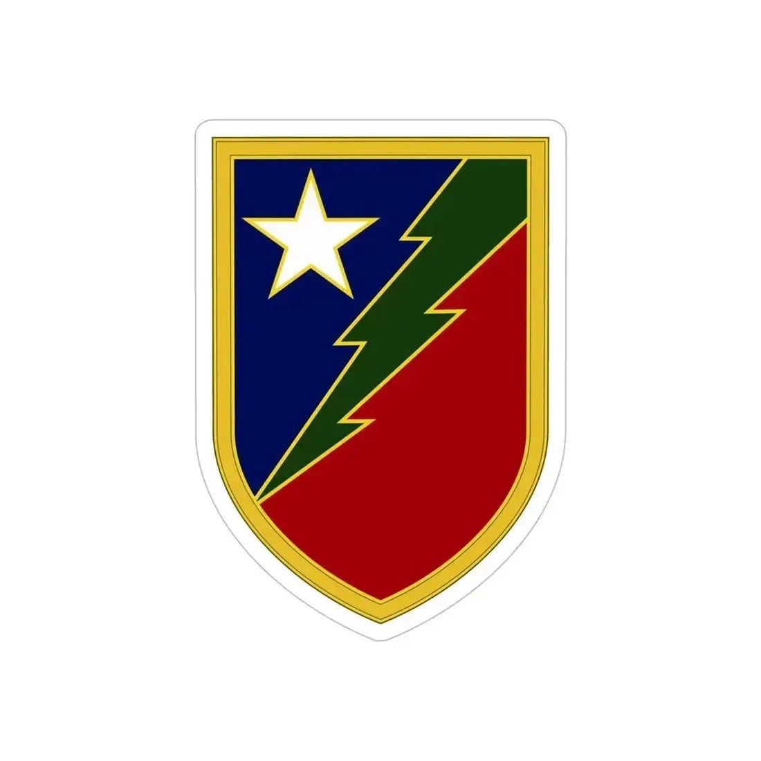 136 Maneuver Enhancement Brigade 3 (U.S. Army) REVERSE PRINT Transparent Die-Cut STICKER 6 Inch Die-Cut Transparent - The Sticker Space