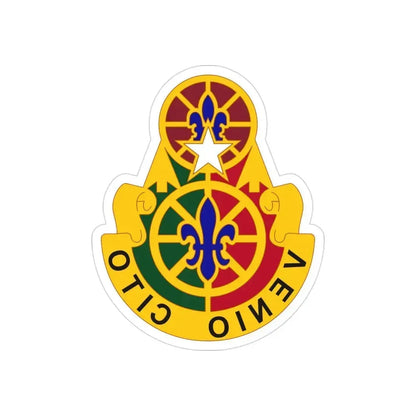 136 Maneuver Enhancement Brigade (U.S. Army) REVERSE PRINT Transparent Die-Cut STICKER 3 Inch Die-Cut Transparent - The Sticker Space