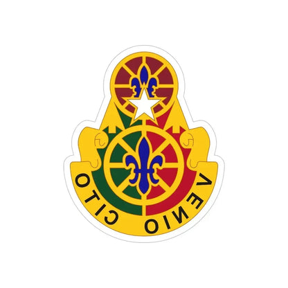136 Maneuver Enhancement Brigade (U.S. Army) REVERSE PRINT Transparent Die-Cut STICKER - The Sticker Space