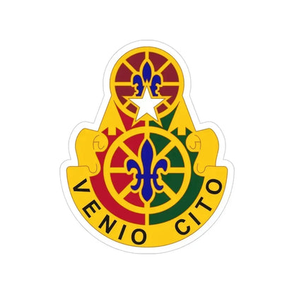 136 Maneuver Enhancement Brigade (U.S. Army) Transparent STICKER Die-Cut Vinyl Decal 4 Inch - The Sticker Space