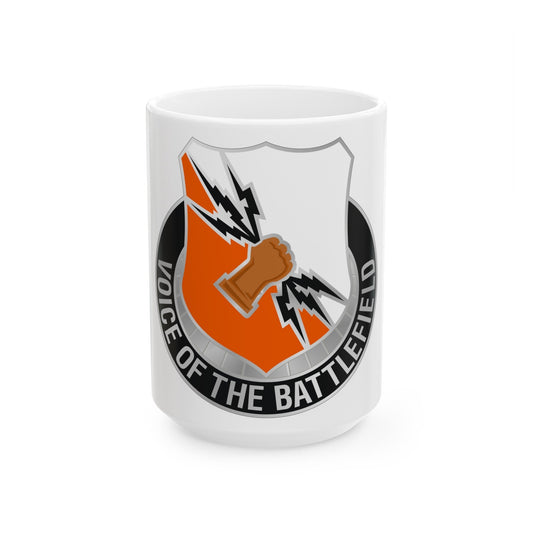 136 Signal Battalion (U.S. Army) White Coffee Mug-15oz-The Sticker Space