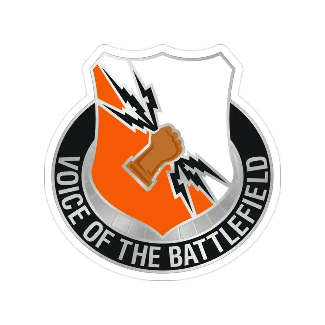 136 Signal Battalion (U.S. Army) Transparent STICKER Die-Cut Vinyl Decal 2 Inch - The Sticker Space