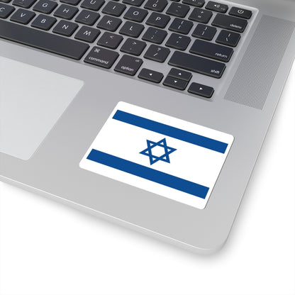 Flag of Israel Yale Blue (Israel) STICKER Vinyl Kiss-Cut Decal
