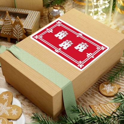 City Flag of Aberdeen (Scotland) STICKER Vinyl Kiss-Cut Decal