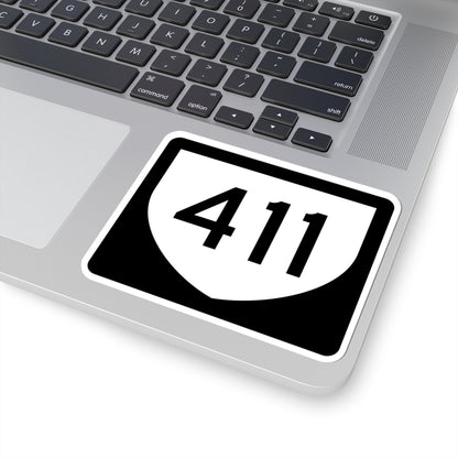 PR urban primary 411 (Puerto Rico) (Road Sign) STICKER Vinyl Kiss-Cut Decal