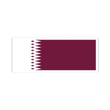 Flag of Qatar 1933-1936 (Qatar) STICKER Vinyl Kiss-Cut Decal