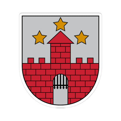 Aizpute COA (Latvia) (Coat of Arms) STICKER Vinyl Kiss-Cut Decal